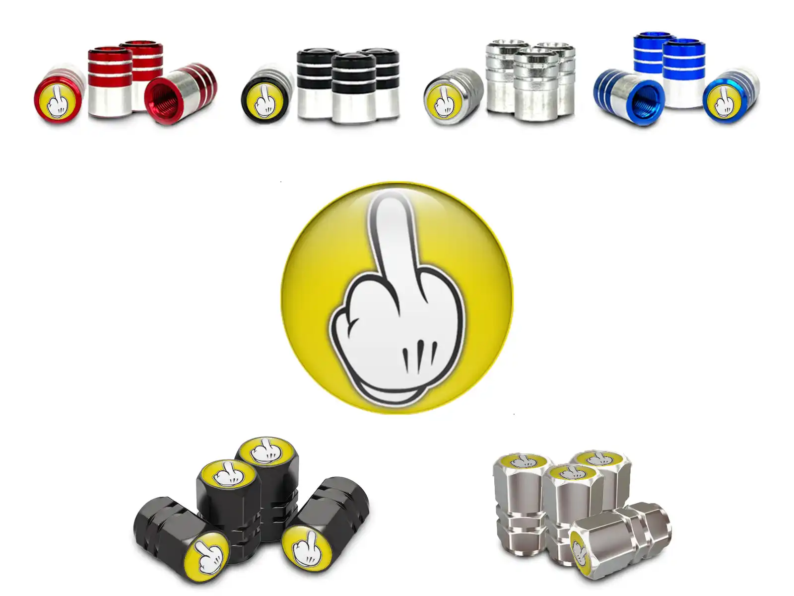 Wheel Valve Covers Bike Dapper